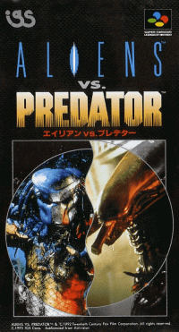 Aliens vs Predator Super Famicom JP box art